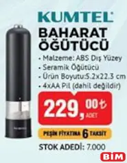 KUMTEL BAHARAT ÖĞÜTÜCÜ